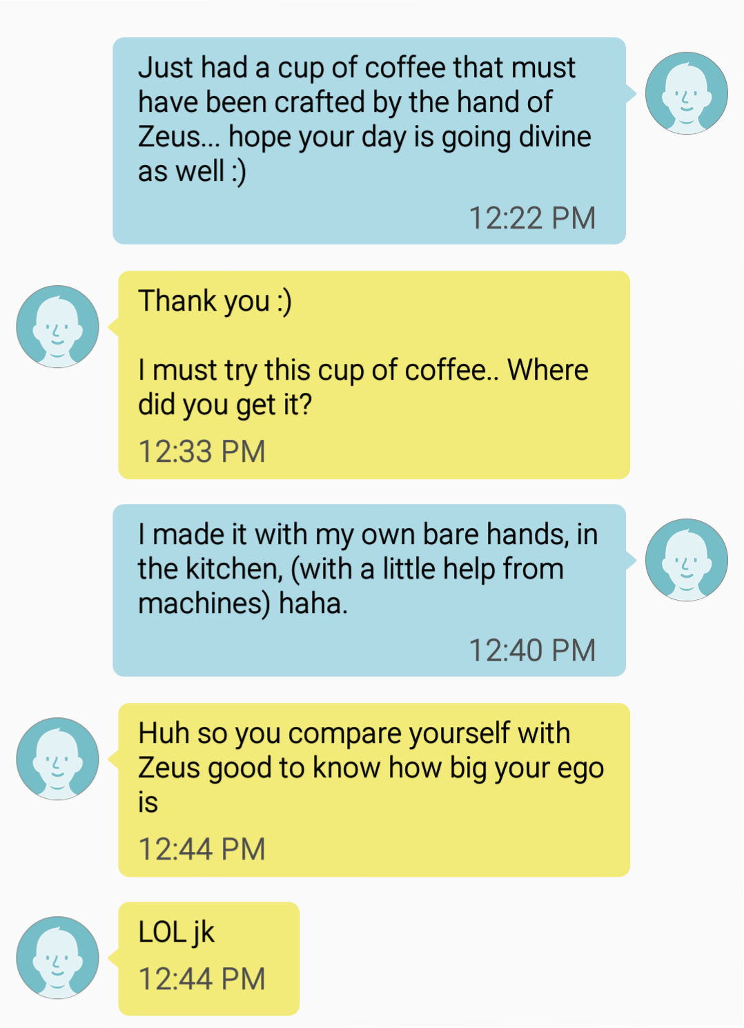 flirting text messages art